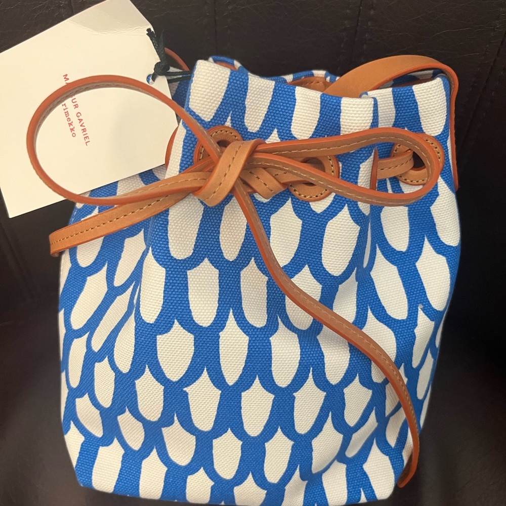 Mansur Gavriel x Marimekko Mini Printed Canvas Bucket Bag